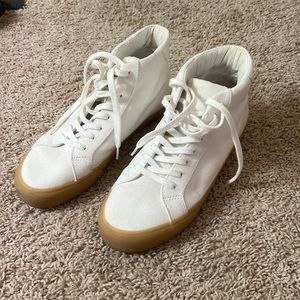 Madewell MWL - Sidewalk High-Top Sneakers in Recycled Canvas
